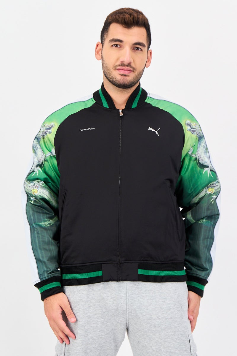PUMA Sorayama x Puma Men Sportswear Fit Long Sleeve Outdoor Jacket, Multicolor - Image 1