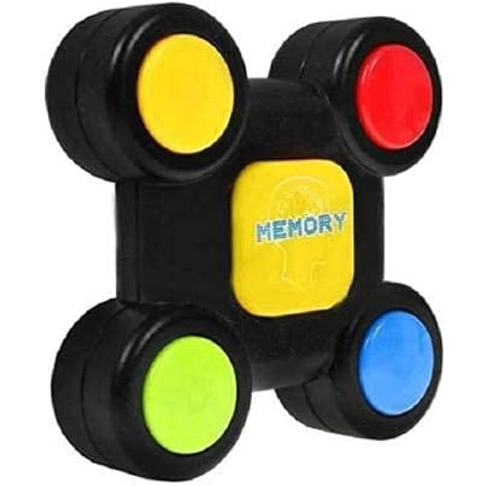 SUKILO HANDHELD LIGHT-UP MEMORY GAME FOR KIDS  FUN ELECTRONIC LEARNING TOY  BATTERY OPERATED WITH BATTERIES INCLUDED  JUNIOR SIZE  EDUCATIONAL GAME FOR FOCUS & RECALL - Image 3