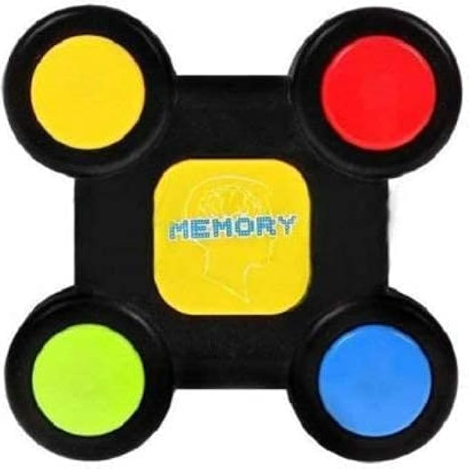 SUKILO HANDHELD LIGHT-UP MEMORY GAME FOR KIDS  FUN ELECTRONIC LEARNING TOY  BATTERY OPERATED WITH BATTERIES INCLUDED  JUNIOR SIZE  EDUCATIONAL GAME FOR FOCUS & RECALL - Image 2