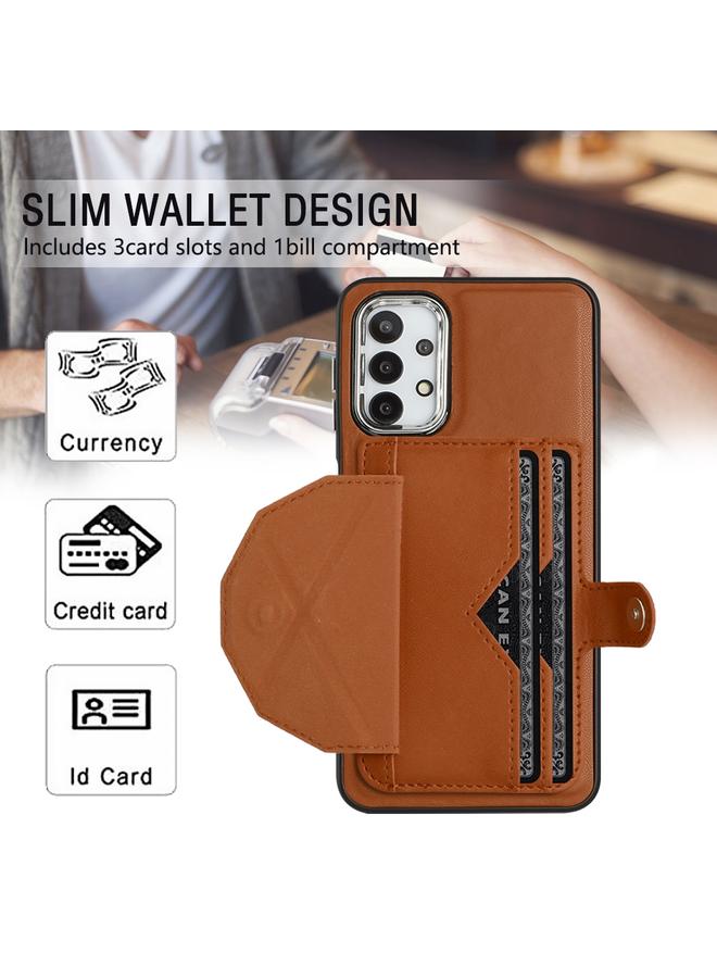 اس-توب جراب لهاتف Samsung Galaxy A23 4G / F23 5G / M23 5G جراب هاتف جلدي مقاوم للصدمات مع حامل بطاقة - Image 4