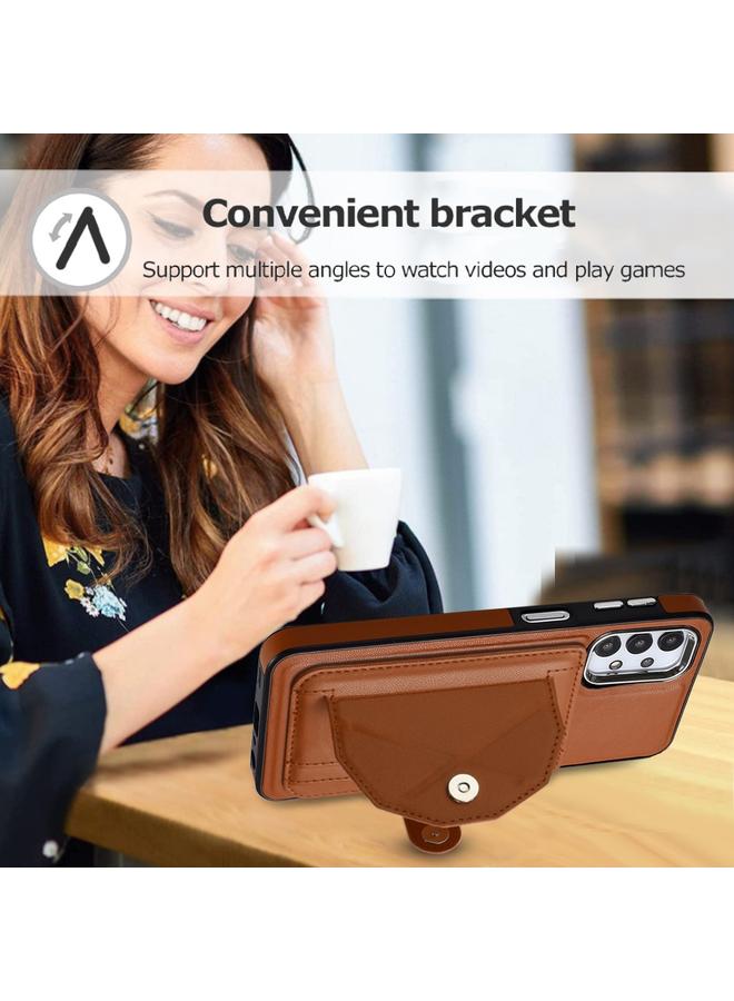 اس-توب جراب لهاتف Samsung Galaxy A23 4G / F23 5G / M23 5G جراب هاتف جلدي مقاوم للصدمات مع حامل بطاقة - Image 5