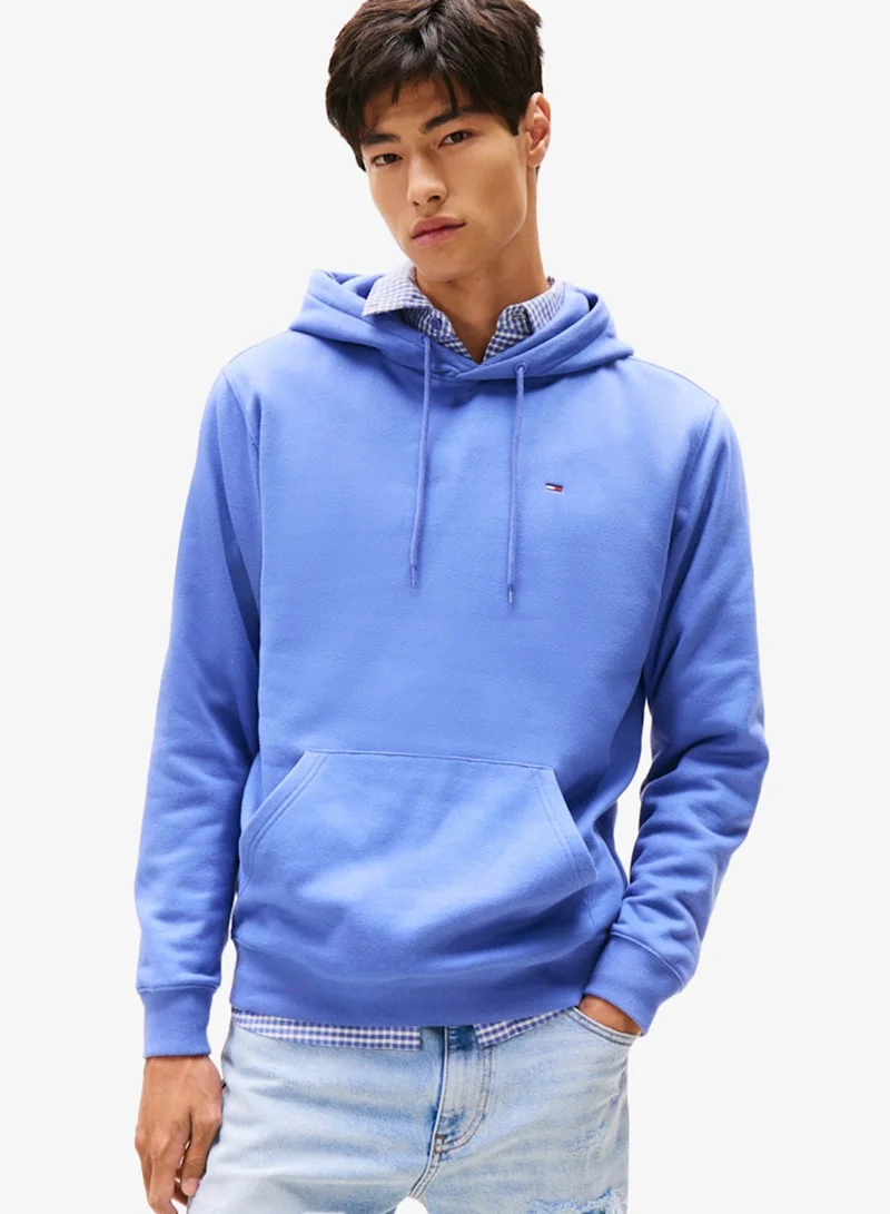 Tommy Flag Brushed Fleece Hoody