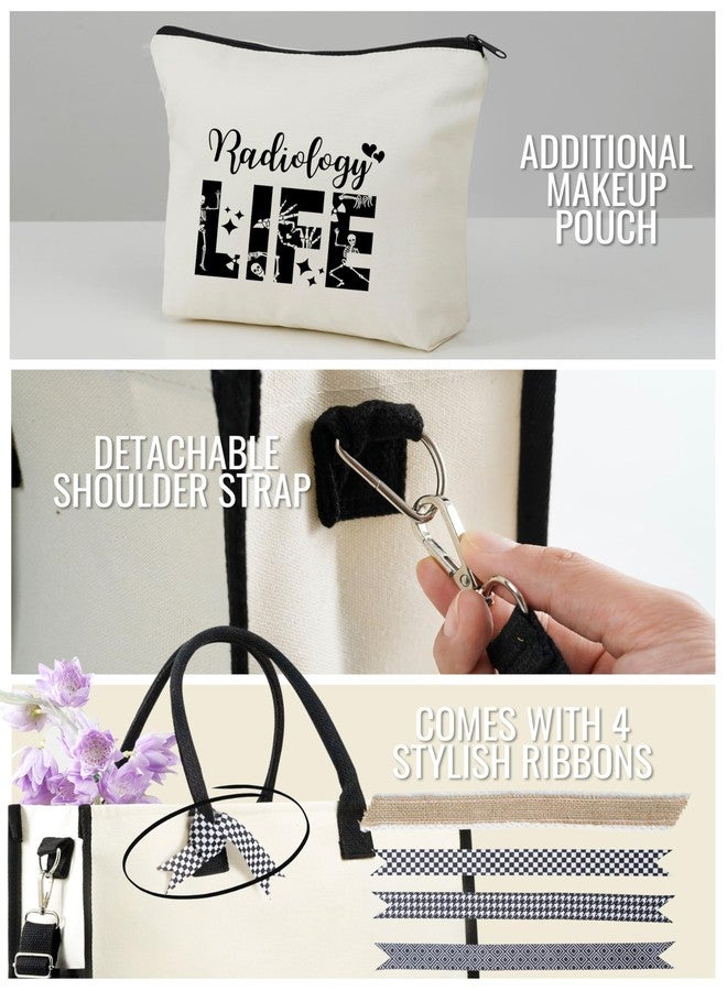 InnoBeta Radiology Gift Canvas Tote Bag for Women, Tote Bag for Radiologist - Image 5