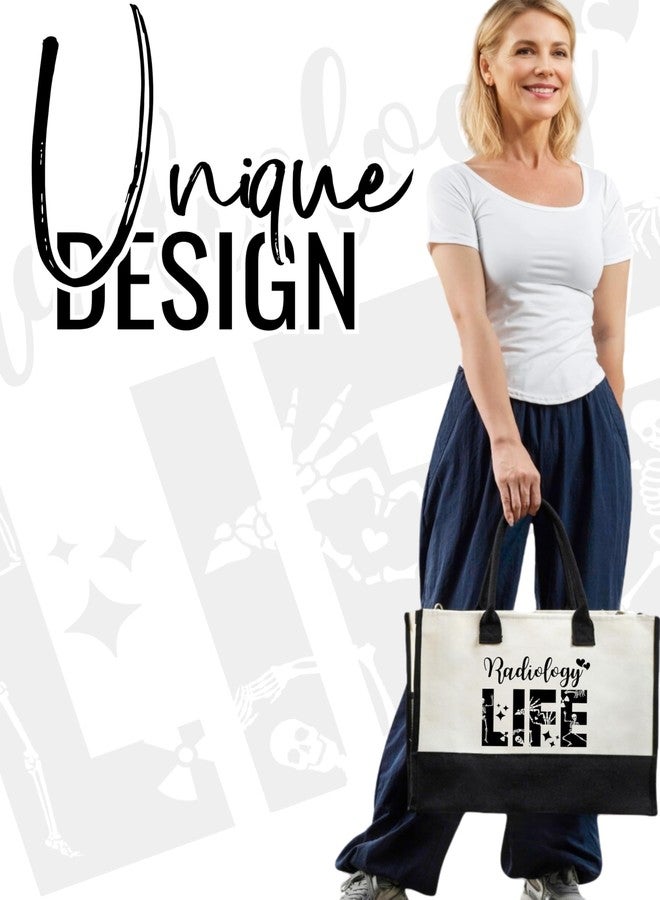 InnoBeta Radiology Gift Canvas Tote Bag for Women, Tote Bag for Radiologist - Image 4