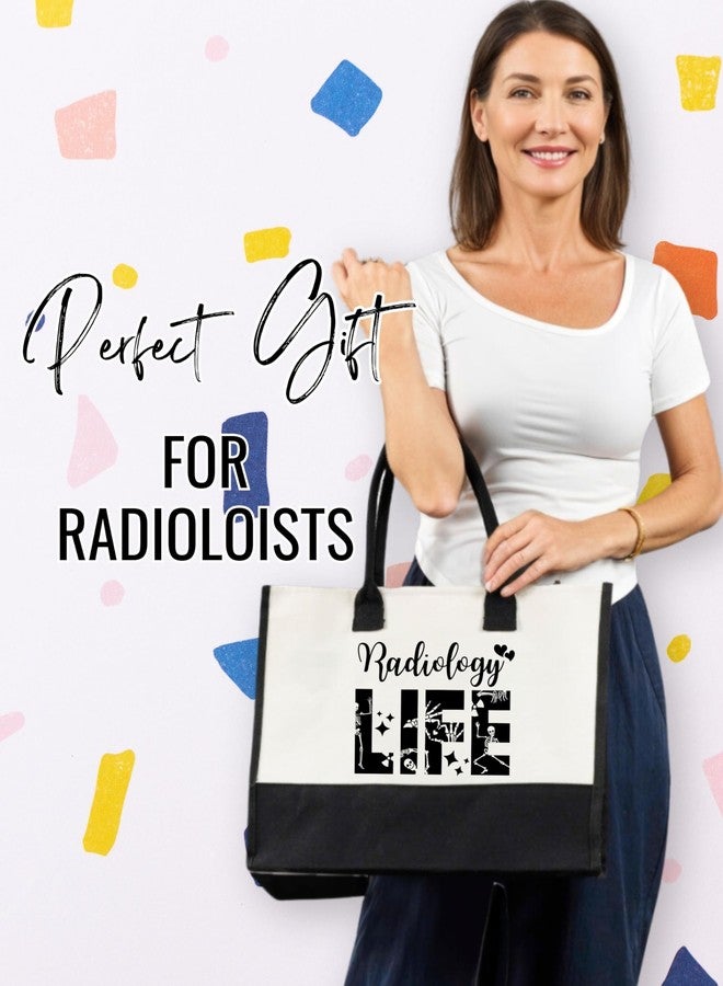 InnoBeta Radiology Gift Canvas Tote Bag for Women, Tote Bag for Radiologist - Image 2