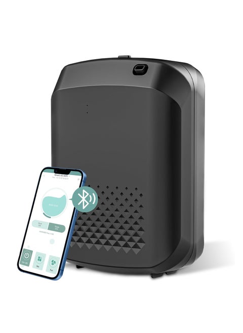 Home Smart Scent Air Machine, Bluetooth Hotel Series Diffuser ,Anhydrous Essential Oil Diffuser 400ml Cold Air Scent Diffuser For Hotels, Offices, Homes, Spas, Bathrooms (Black)