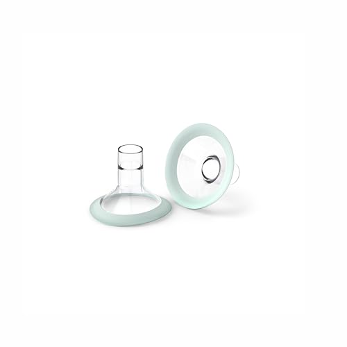 Zomee Flex Breast Nipple Shield Latch Assistance Inverted or Flat- Comfortable & Soft for Easy Pumping Use for Z1 Z2 Breast Pump (Multiple 2 Pack Sizes) (21mm) - Image 1