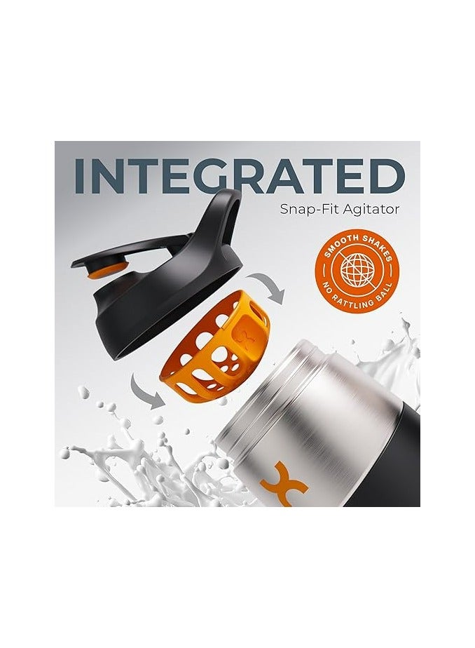 Promixx Pursuit Shaker Bottle - Stainless Steel - 950ml - Image 4