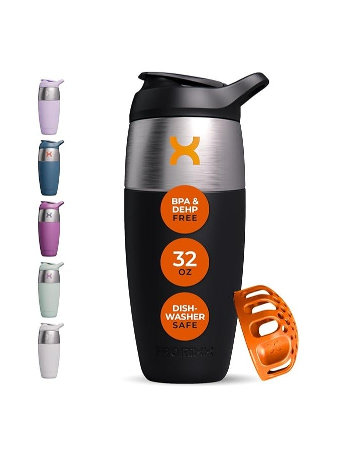 Promixx Pursuit Shaker Bottle - Stainless Steel - 950ml - Image 1