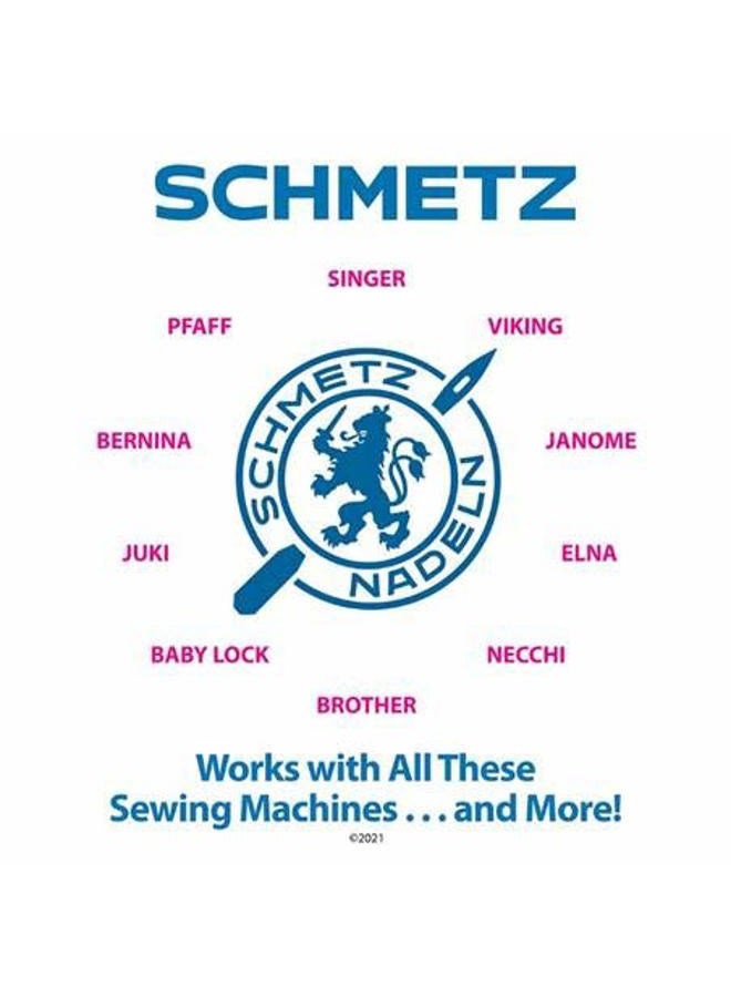 Schmetz 50 Schmetz Gold Embroidery Sewing Machine Needles - Size 75/11 - Box of 10 Cards - Image 3