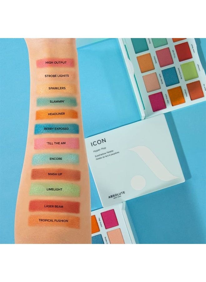 Absolute New York Hyper Pop ICON Eyeshadow Palette  - Image 2
