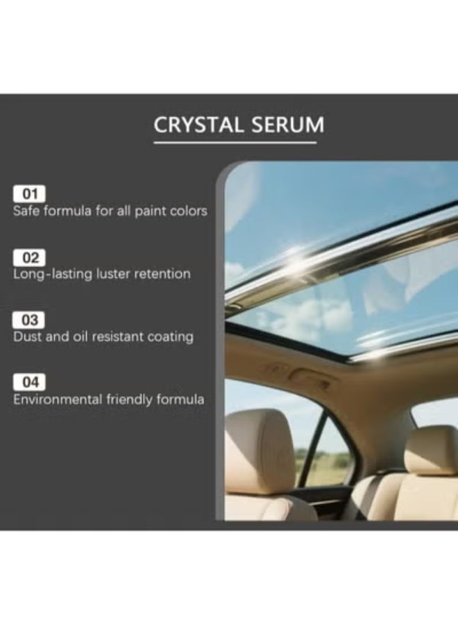 ATRJSZ Ceramic Car Seal Kit - Crystal Serum, 100ml High Performance Ceramic Sealant for Cars, 9+ Hours Ceramic and Crystal Protection, Shiny, Water Resistant and Scratch Resistant (2Set) - Image 4
