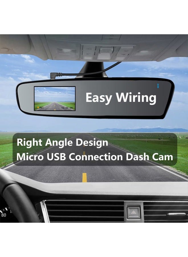 Maixbomr 90 Degree USB Cable, 25cm/9in Left Angle to Right Angle, Charging & Data Transfer for Phones, Dash Cams, Cameras (2Pcs) - Image 4