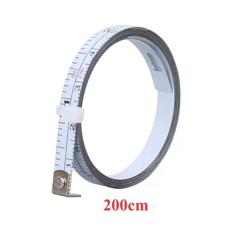 Heavy Duty 2pcs Steel Ruler Set with 78.74 Inch Tape for Engineering Drawing - Image 5