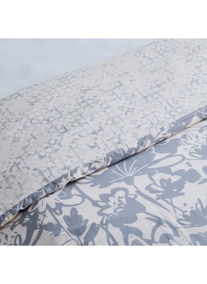 Home Box Aurora Heya 3-Piece Printed Cotton King Duvet Quilt Cover Set 220 x 220 cm  - Image 4