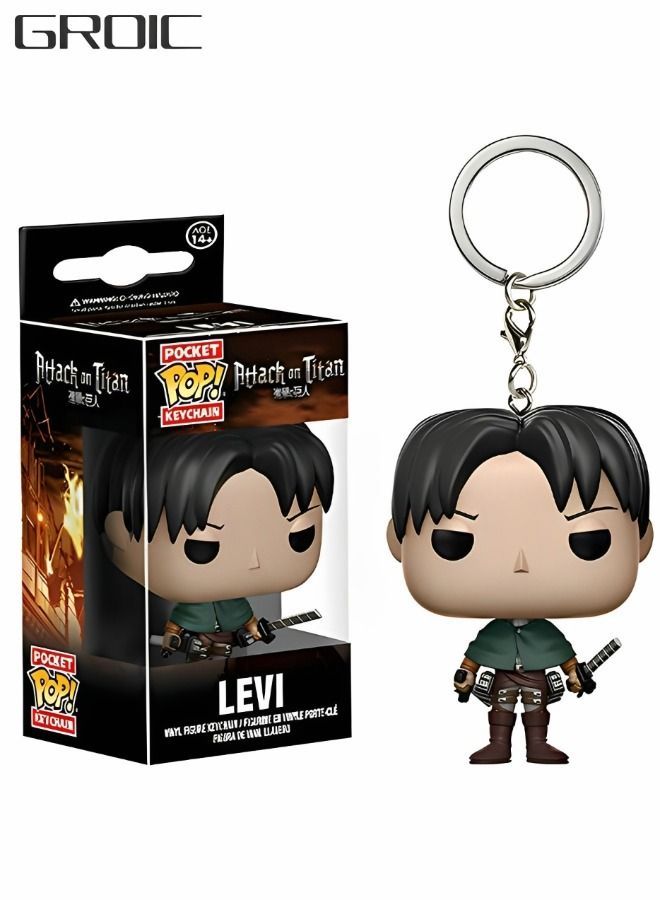 GROIC Car Keychain,Cartoon Anime Keyring Keys,Cute Keychain for Car,Cartoon Collection Supplies,Car Decoration Accessories - Image 1