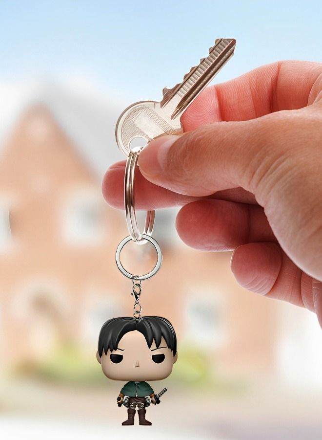 GROIC Car Keychain,Cartoon Anime Keyring Keys,Cute Keychain for Car,Cartoon Collection Supplies,Car Decoration Accessories - Image 2