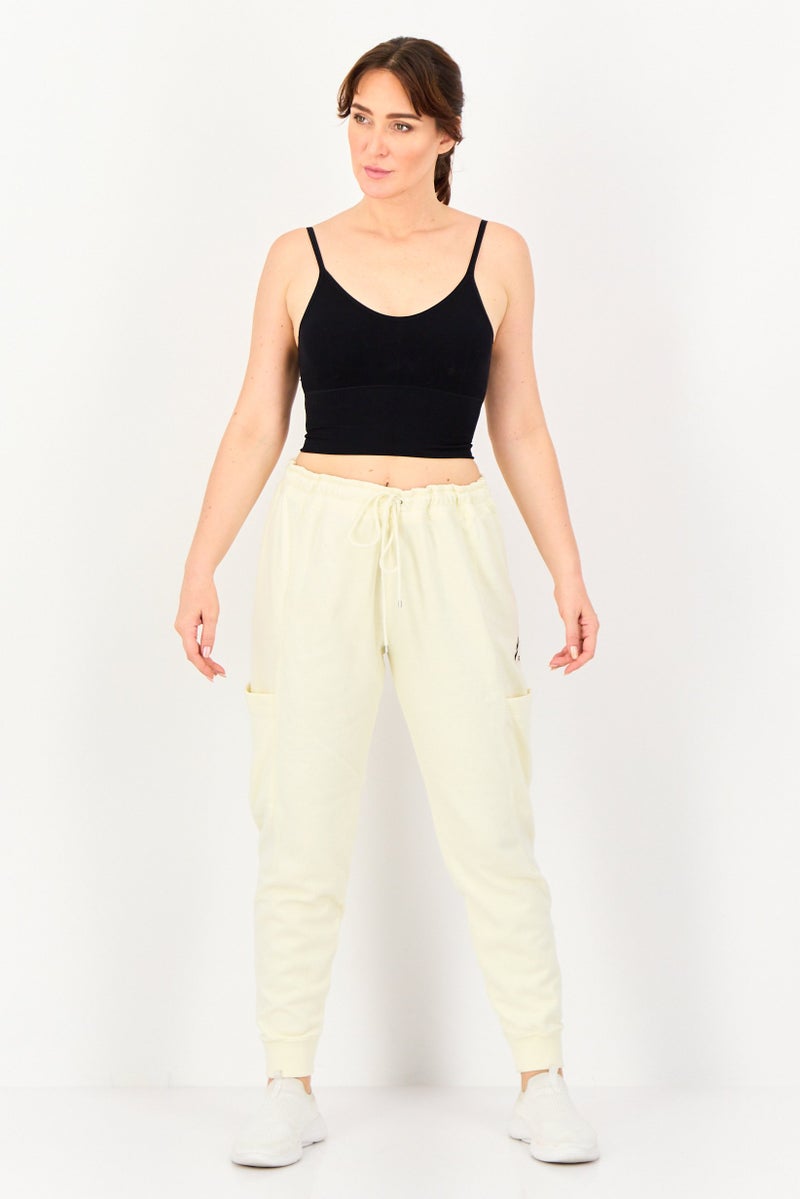 Nike Women Sportswear Fit Outdoor Sweatpants, Off White - Image 4