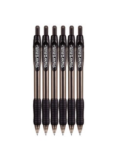 Paper Mate Profile Retractable Ballpoint Pens, 1.4Mm, Bold Point, 6-Count (Black)  - Image 1