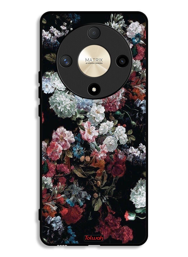 Tolwak Honor X9b Protective Case Cover Vintage Roses - Image 1