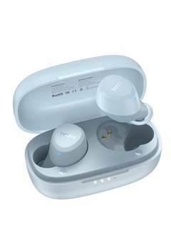 TOZO TOZO A1 Mini Wireless Earbuds Bluetooth 5.3 in Ear Light-Weight Headphones Built-in Microphone, IPX5 Waterproof, Immersive Premium Sound Long Distance Connection Headset with Charging Case, Blue  - Image 1