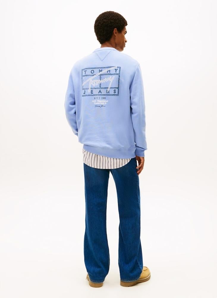 تومي جينز سويت شيرت ريجولار انتري دي ان ايه بلاي - Image 2