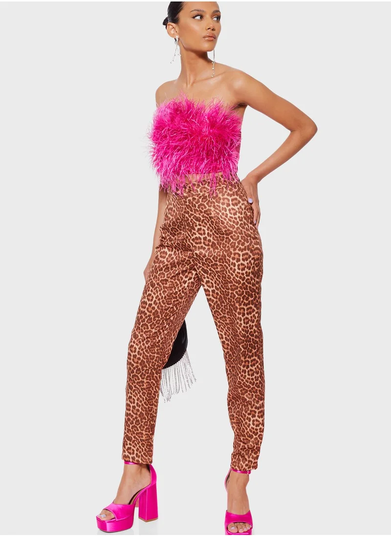 Missguided Printed Tailored Pants
