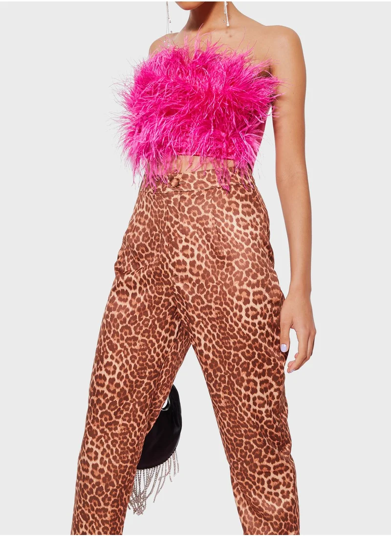 Missguided Printed Tailored Pants