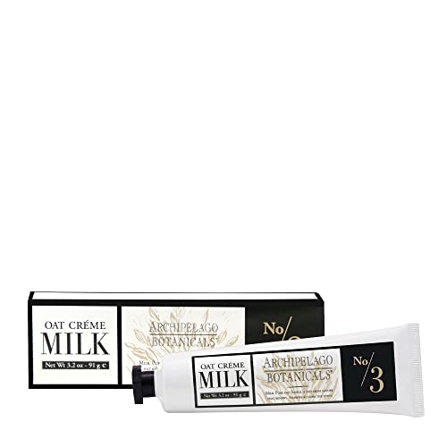 Archipelago Botanicals Oat Milk Hand CrÃ¨me, Rich and Lightly Scented Hand Lotion for Dry Skin, Cuticles and Rough Spots, Premium Plant Extracts (3.2 oz) - Image 1
