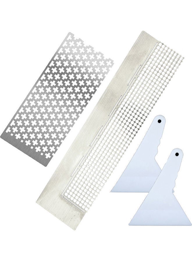 NIBEMINENT 4-Piece 5D Diamond Painting Ruler Correction Tool - Image 1