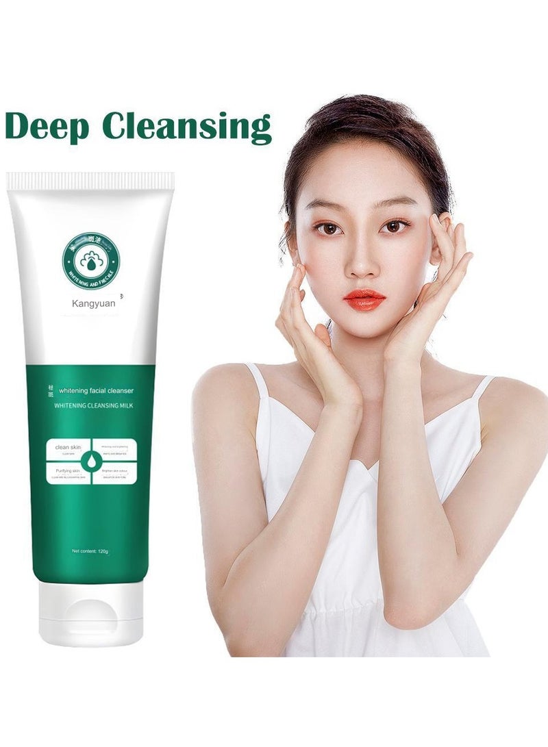 KANGYUAN منظف الوجه المبيض ومزيل النمش منظف مفتح - Image 2