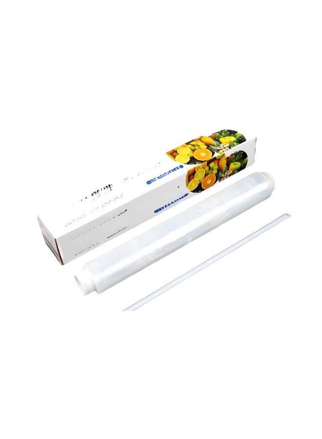 Cling Plus Plastic Wrap, Count (Pack of 2). 70 Meters film food disposable cover with knife and Free Refill 70 meters.  - Image 1