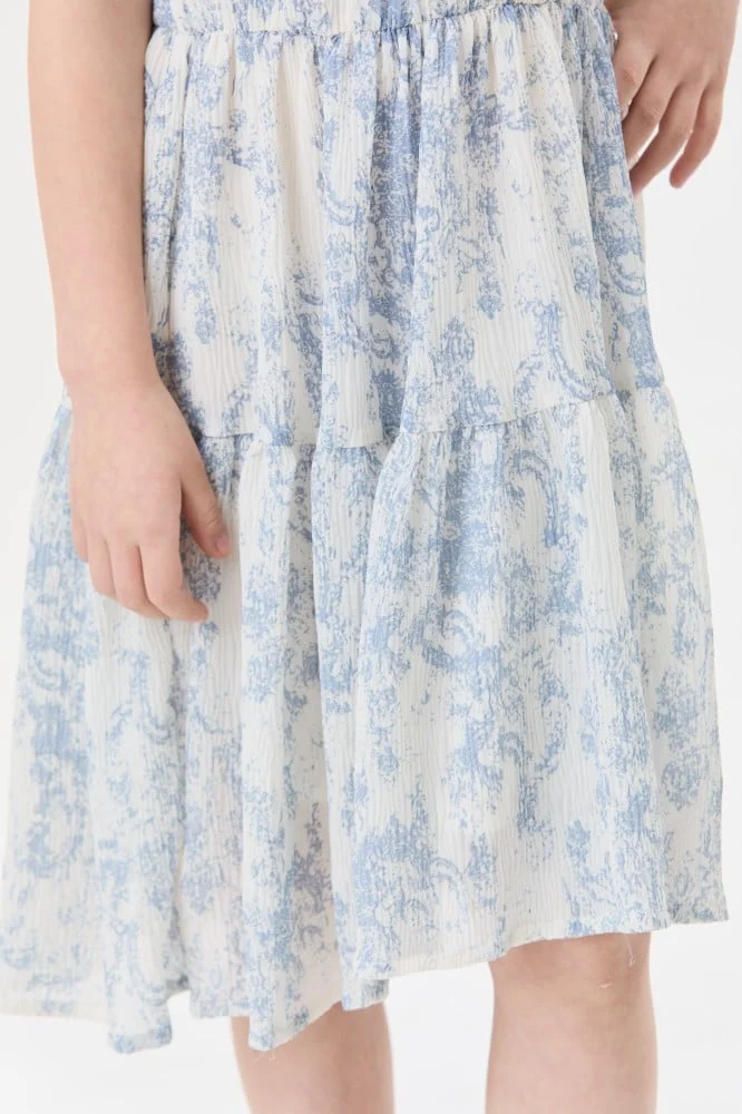 Tenda Ruffled Print Dress