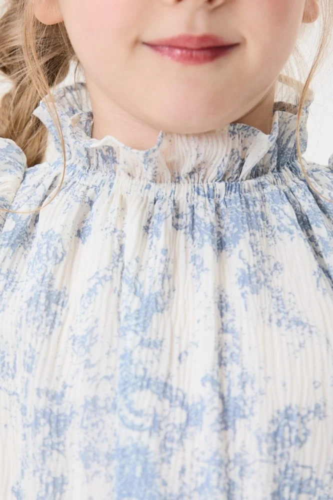 Tenda Ruffled Print Dress