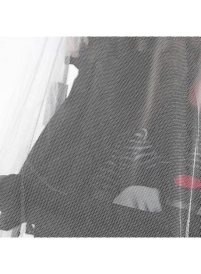 RUIXIA Twin Baby Stroller Full Cover Mosquito Netting Breathable Mesh Drawstring Mosquito Net for Infants Bassinet Cribs Carriage Trolley Cradles Baby Jogger Pushchair Outdoor Netting - Image 3