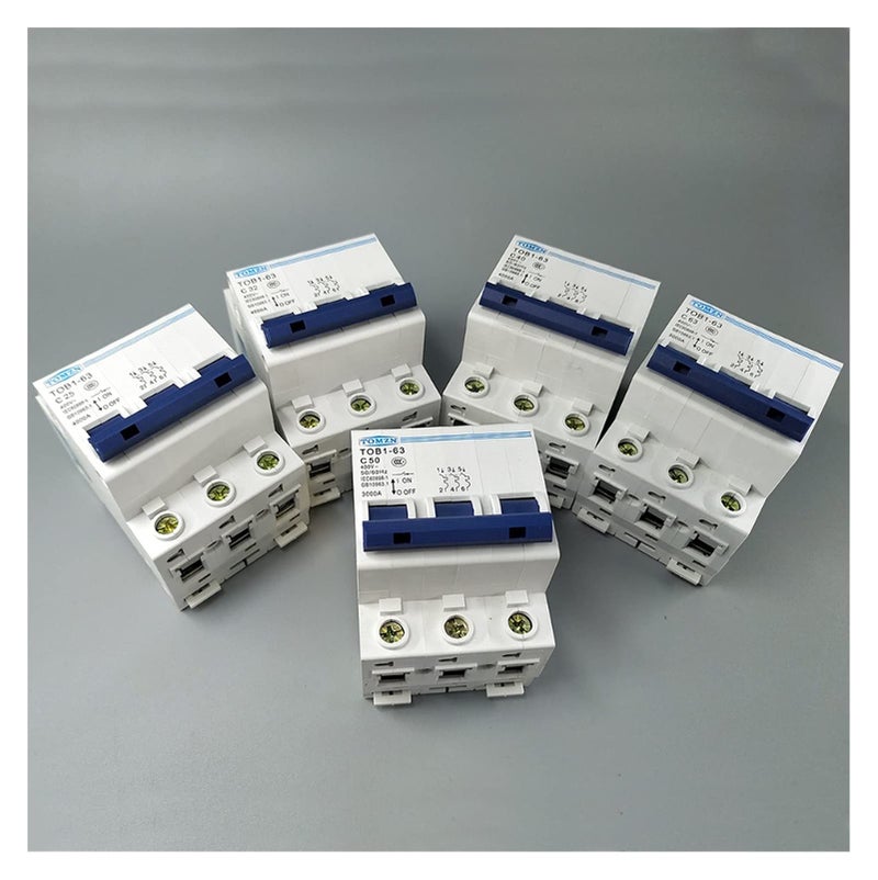TOB1 63 3P 50A C Type Mini Circuit Breaker 230 400V AC MCB 50 60HZ - Image 3