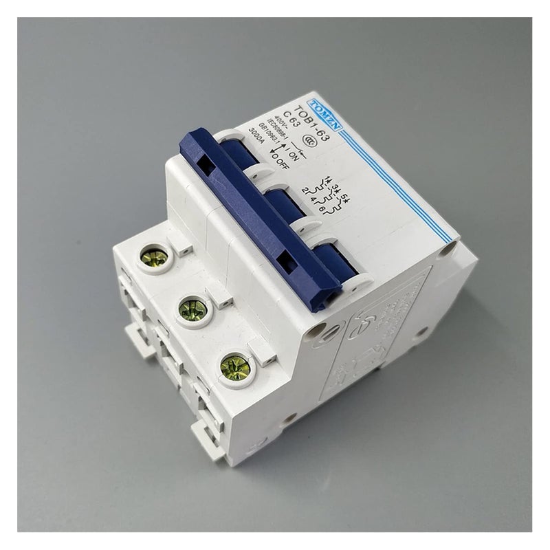 TOB1 63 3P 50A C Type Mini Circuit Breaker 230 400V AC MCB 50 60HZ - Image 5