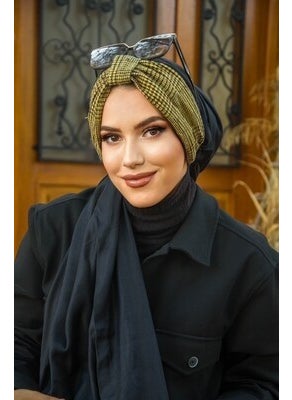 Aişe Tesettür Aisha Hijab Pleated Ready Shawl - 50601  - Image 3