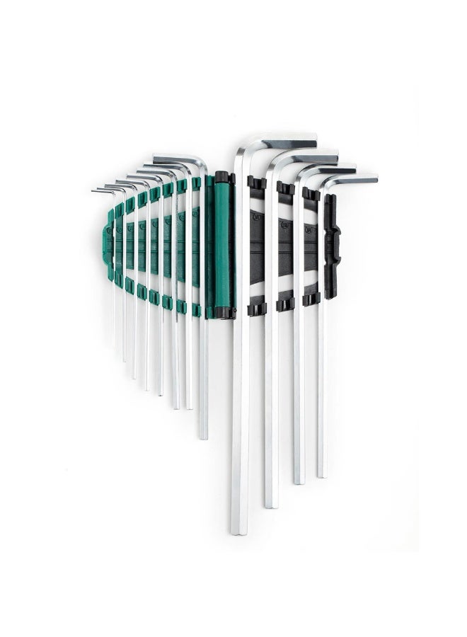 Sata SATA GL09104 12-Piece SAE Extra Long Hex Key Set - Image 2
