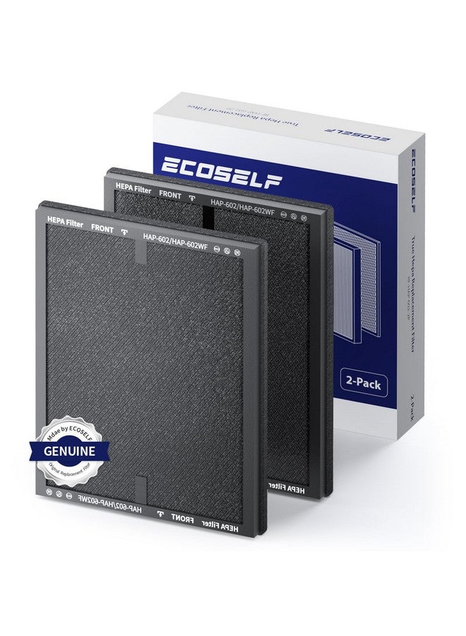 ECOSELF Air Purifier Replacement Filter for ECOSELF HAP602/ HAP602WF Air Purifier, 3-Stage Filter Repacement for High-Efficient Filtration (2 Pack) - Image 1