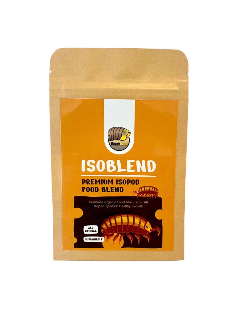 Bugzy Bugs Isoblend Premium Isopod Food Feed Mix All Natural Vegetable Dry Blend for Isopods Feeders Insects - Image 5