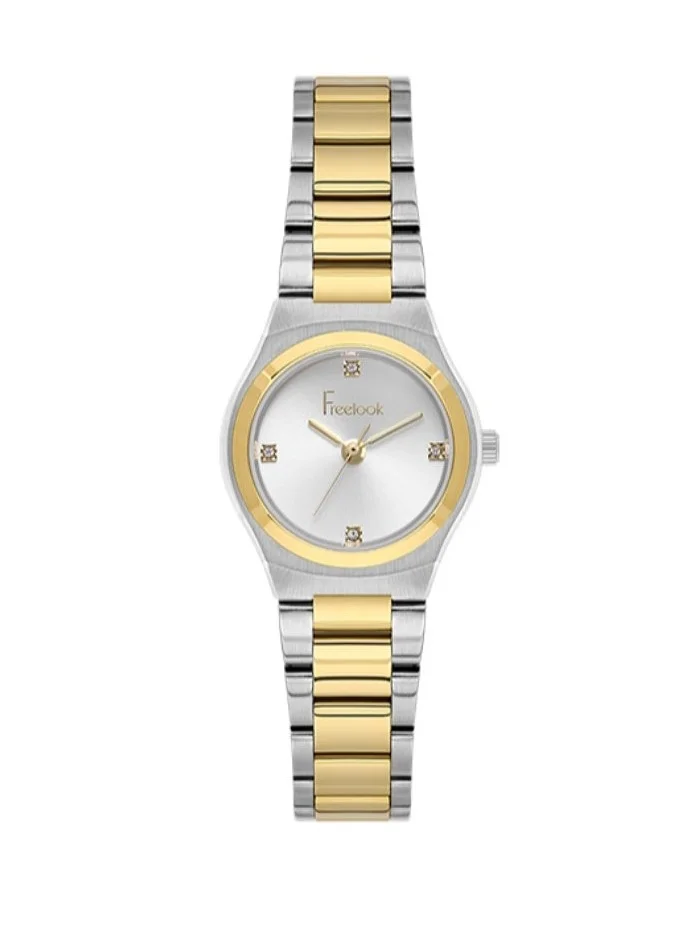 Freelook Paris Freelook - Jolie Women's Watch | Steel Case | Stainless Steel Band | Silver & Round Dial | Analog | Japanese Quartz | Mineral Glass | Premium Luxury Watch | Ideal Gift | Water Resistant 50 Meters