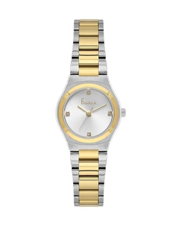 Freelook Paris Freelook - Jolie Women's Watch | Steel Case | Stainless Steel Band | Silver & Round Dial | Analog | Japanese Quartz | Mineral Glass | Premium Luxury Watch | Ideal Gift | Water Resistant 50 Meters