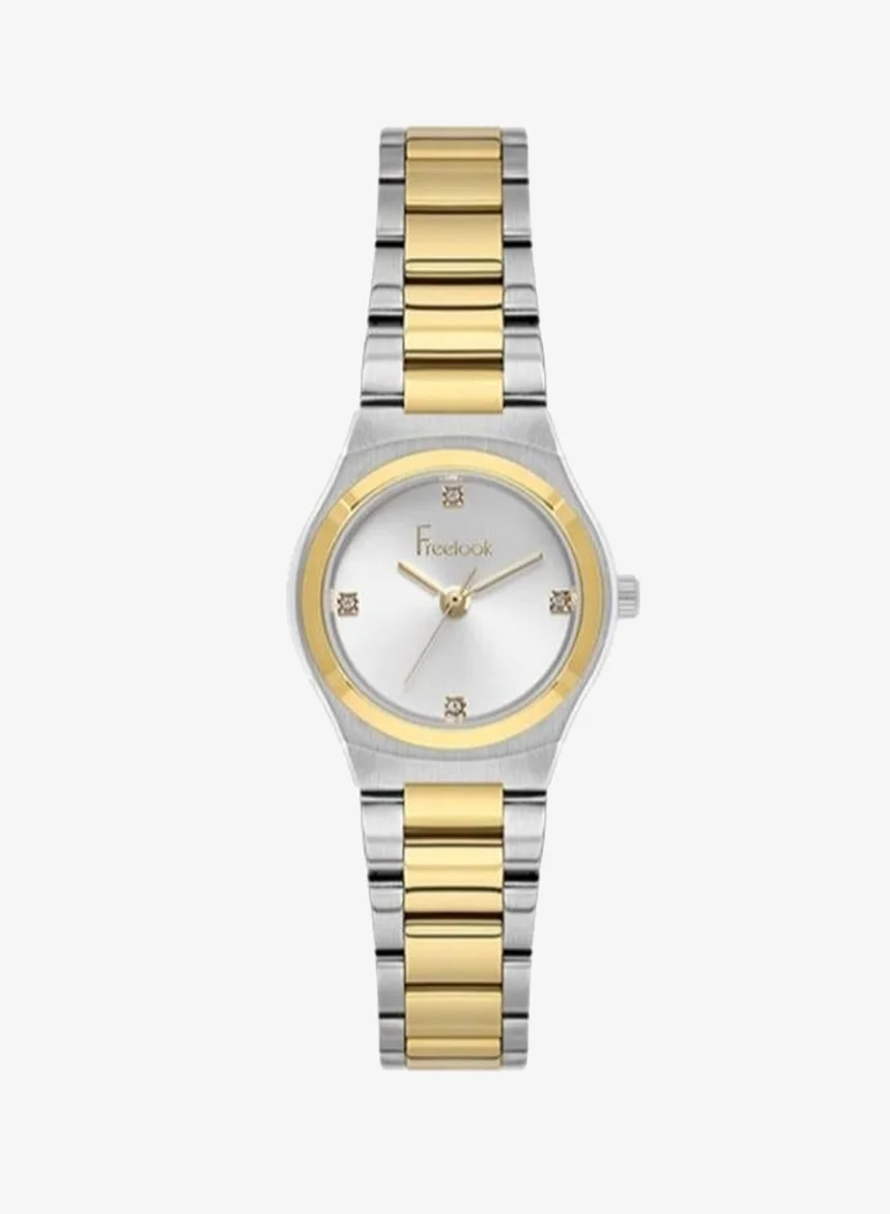 Freelook Paris Freelook - Jolie Women's Watch | Steel Case | Stainless Steel Band | Silver & Round Dial | Analog | Japanese Quartz | Mineral Glass | Premium Luxury Watch | Ideal Gift | Water Resistant 50 Meters