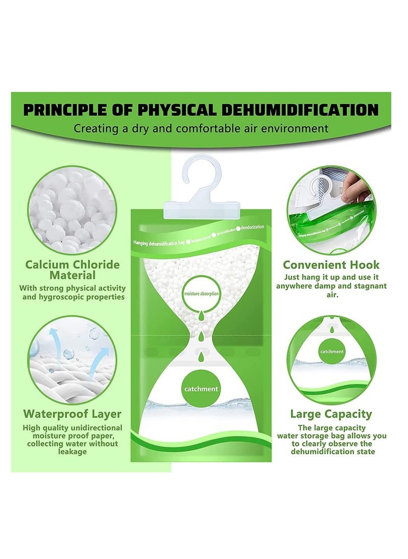 DMG TECH Moisture Absorber Bag Hygroscopic Desiccant Bag Moisture Absorber Hanging Bags Efficient Dehumidifier Bags  - Image 1