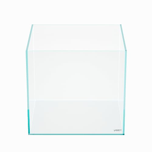 LANDEN 15.6 Gallon Cube Rimless Low Iron Aquarium Tank,15.7" L × 15.7" W × 15.7" H (40cm x 40cm x 40cm) 6mm Thickness with Nano Foam Leveling Mat Included - Image 1