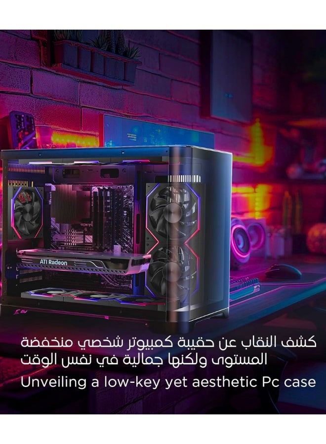 Chase Up Nyota ARGB PC Case Fan 120MM [3 Packs] [Reverse] [HDB] 2000RPM/ 61.5CFM/ 50,000 Hours Working Life Nyota-A12-Black-3PACK-R - Image 3