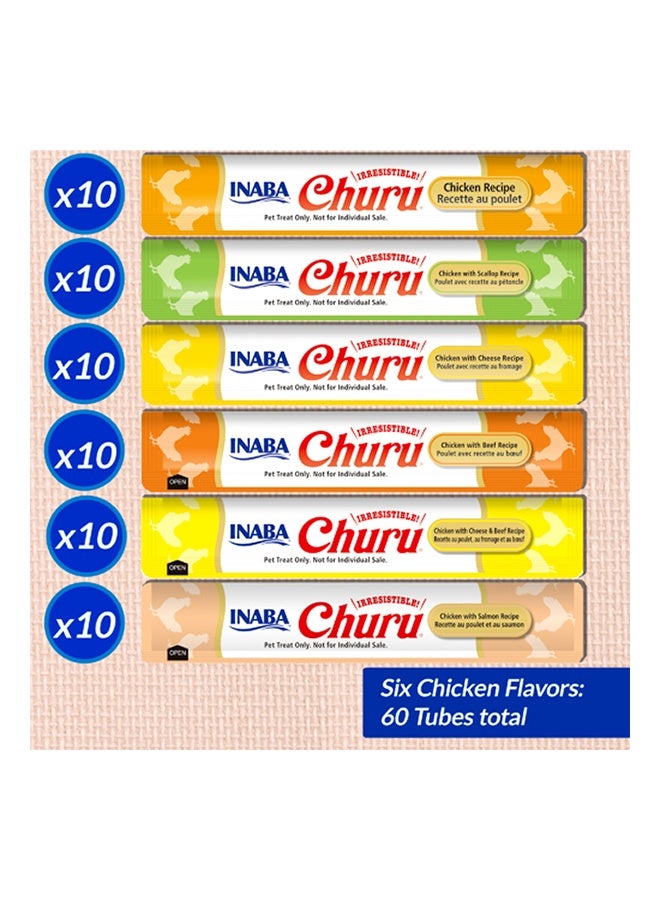 إينابا تشكيلة دجاج تشورو - 60 أنبوبًا - Image 2