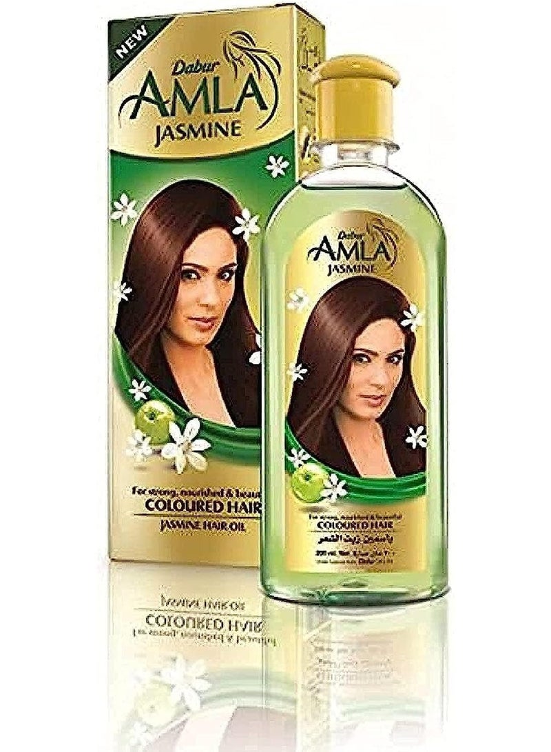 Dabur Amla Hair Oil Jasmine - 180 ml - Image 2