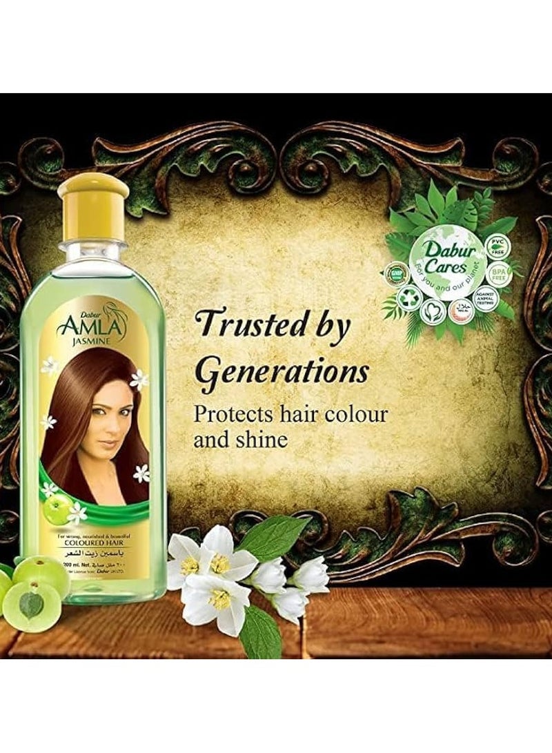 Dabur Amla Hair Oil Jasmine - 180 ml - Image 5